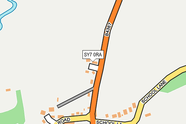 SY7 0RA map - OS OpenMap – Local (Ordnance Survey)