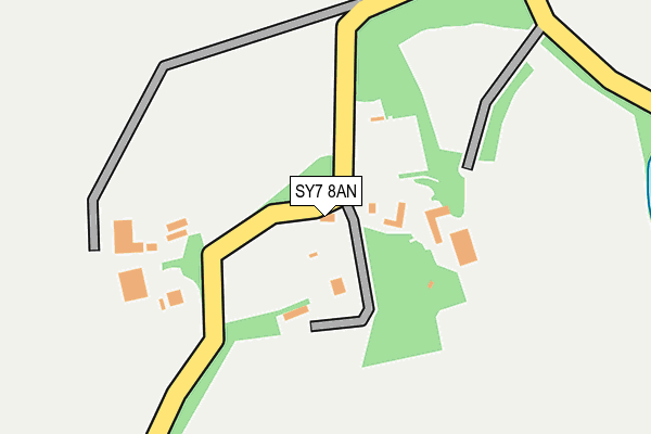 SY7 8AN map - OS OpenMap – Local (Ordnance Survey)