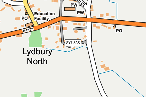 SY7 8AS map - OS OpenMap – Local (Ordnance Survey)