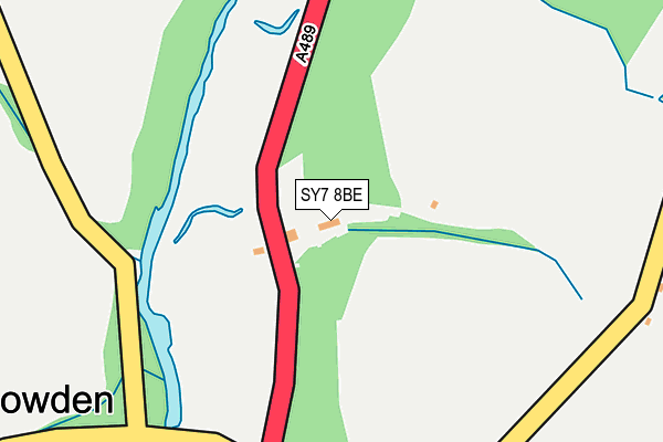 SY7 8BE map - OS OpenMap – Local (Ordnance Survey)