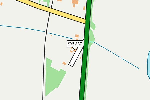 SY7 8BZ map - OS OpenMap – Local (Ordnance Survey)