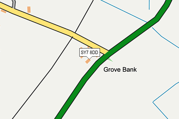 SY7 8DD map - OS OpenMap – Local (Ordnance Survey)