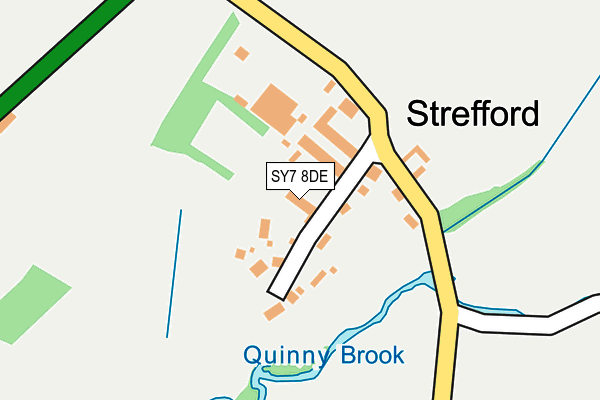 SY7 8DE map - OS OpenMap – Local (Ordnance Survey)