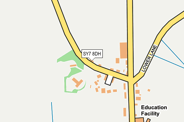 SY7 8DH map - OS OpenMap – Local (Ordnance Survey)