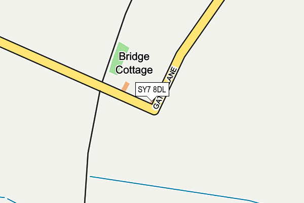 SY7 8DL map - OS OpenMap – Local (Ordnance Survey)