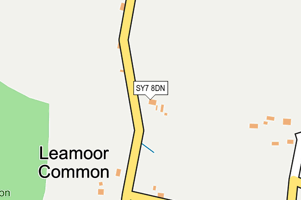 SY7 8DN map - OS OpenMap – Local (Ordnance Survey)