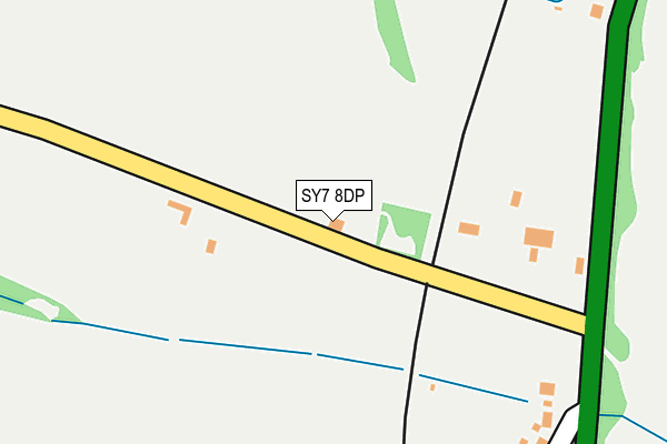 SY7 8DP map - OS OpenMap – Local (Ordnance Survey)