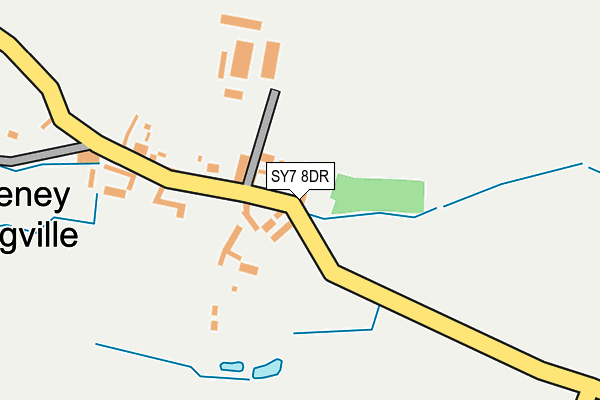 SY7 8DR map - OS OpenMap – Local (Ordnance Survey)