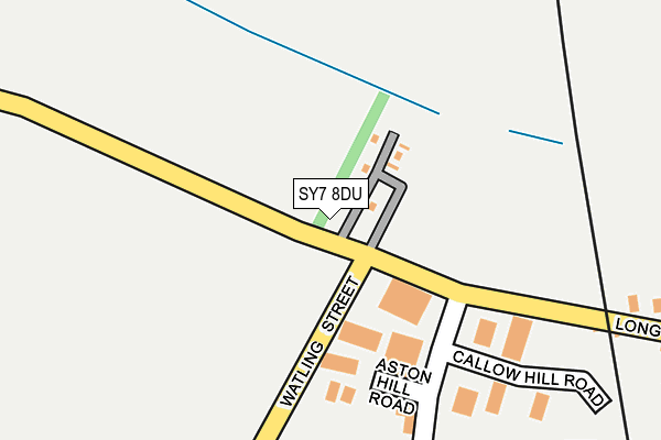 SY7 8DU map - OS OpenMap – Local (Ordnance Survey)