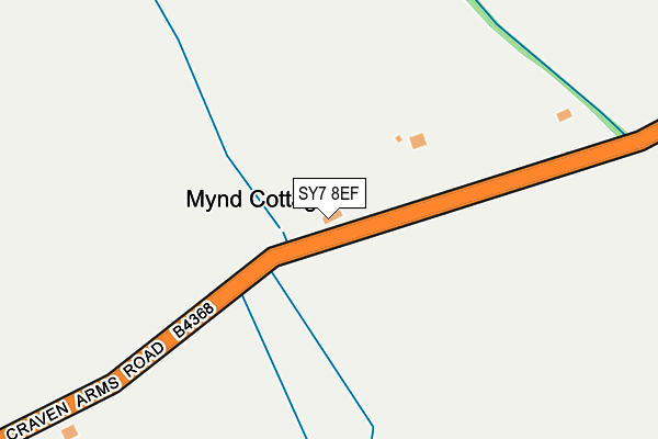 SY7 8EF map - OS OpenMap – Local (Ordnance Survey)