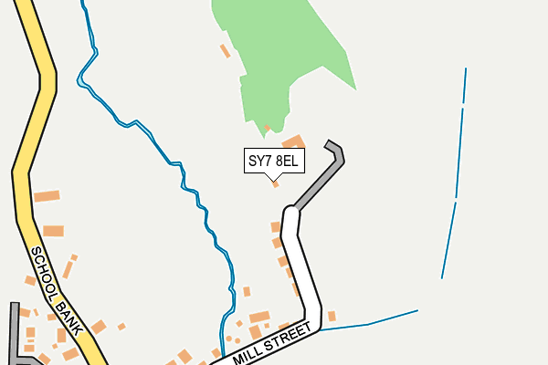 SY7 8EL map - OS OpenMap – Local (Ordnance Survey)