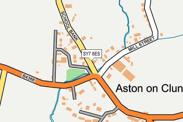 SY7 8ES map - OS OpenMap – Local (Ordnance Survey)