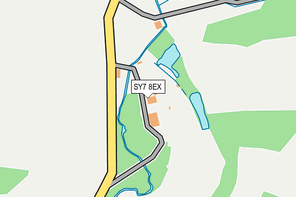 SY7 8EX map - OS OpenMap – Local (Ordnance Survey)