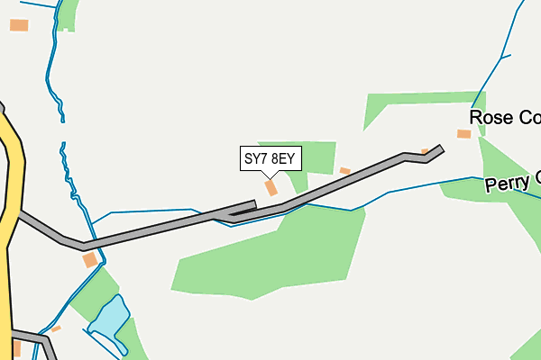 SY7 8EY map - OS OpenMap – Local (Ordnance Survey)