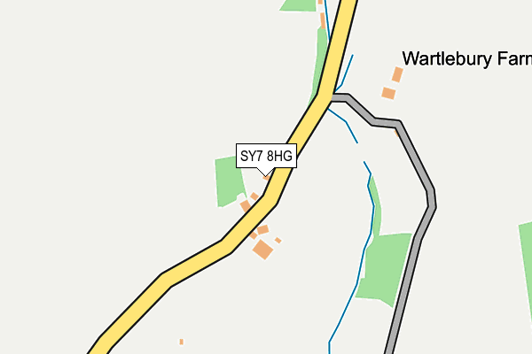 SY7 8HG map - OS OpenMap – Local (Ordnance Survey)