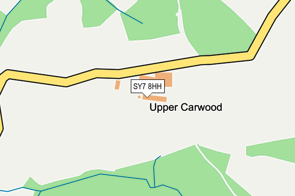 SY7 8HH map - OS OpenMap – Local (Ordnance Survey)