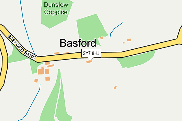 SY7 8HJ map - OS OpenMap – Local (Ordnance Survey)