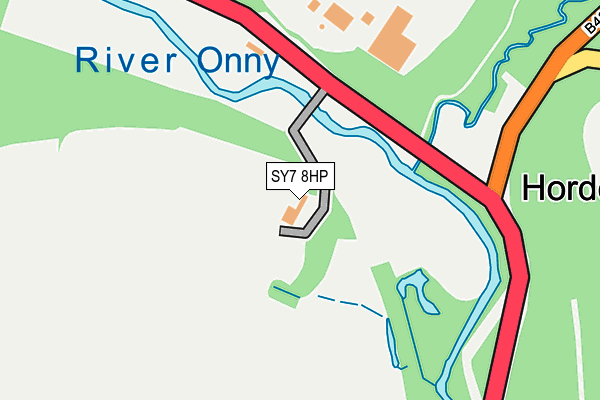 SY7 8HP map - OS OpenMap – Local (Ordnance Survey)