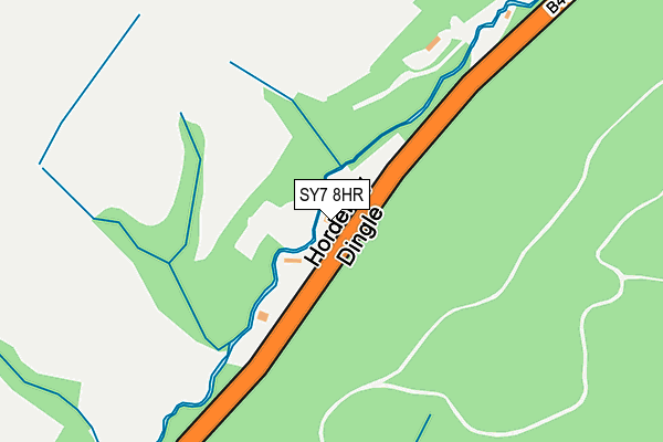 SY7 8HR map - OS OpenMap – Local (Ordnance Survey)