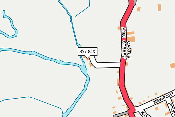 SY7 8JX map - OS OpenMap – Local (Ordnance Survey)