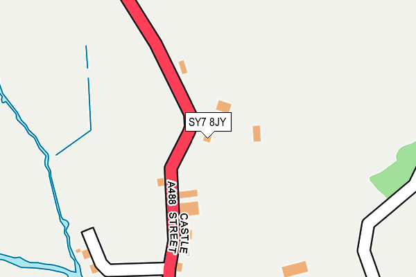 SY7 8JY map - OS OpenMap – Local (Ordnance Survey)