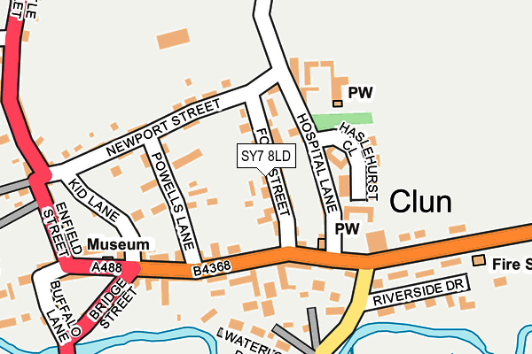 SY7 8LD map - OS OpenMap – Local (Ordnance Survey)