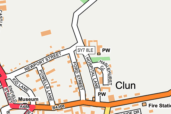 SY7 8LE map - OS OpenMap – Local (Ordnance Survey)