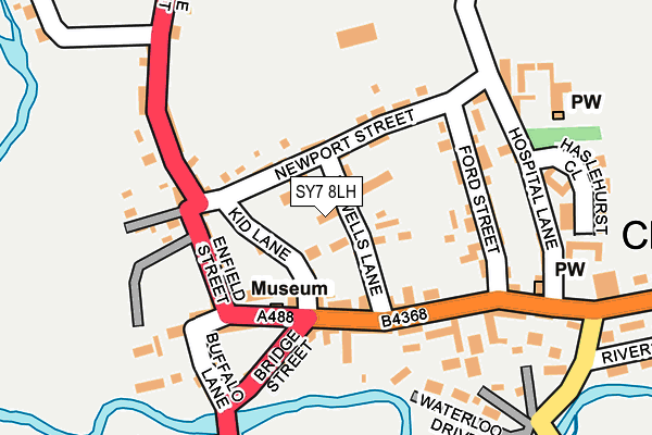 SY7 8LH map - OS OpenMap – Local (Ordnance Survey)