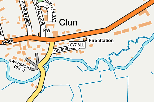 SY7 8LL map - OS OpenMap – Local (Ordnance Survey)