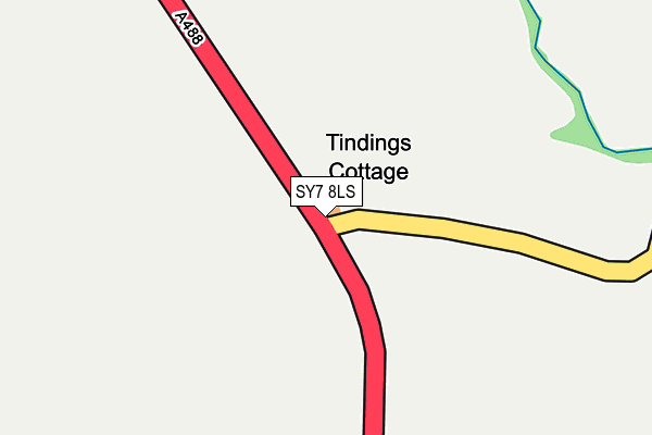 SY7 8LS map - OS OpenMap – Local (Ordnance Survey)