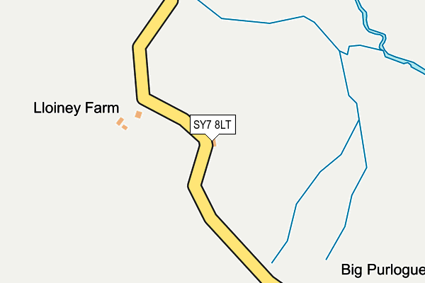 SY7 8LT map - OS OpenMap – Local (Ordnance Survey)