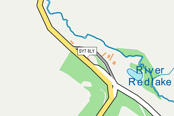 SY7 8LY map - OS OpenMap – Local (Ordnance Survey)