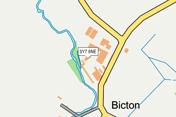 SY7 8NE map - OS OpenMap – Local (Ordnance Survey)