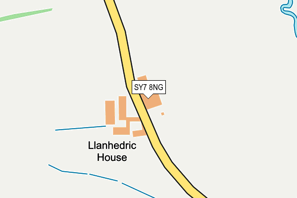 SY7 8NG map - OS OpenMap – Local (Ordnance Survey)