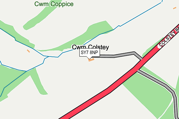 SY7 8NP map - OS OpenMap – Local (Ordnance Survey)