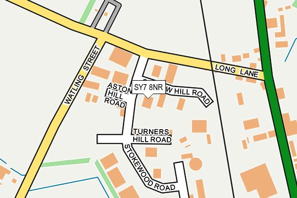 SY7 8NR map - OS OpenMap – Local (Ordnance Survey)