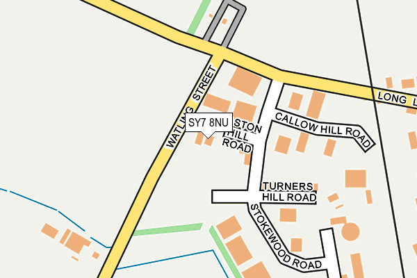 SY7 8NU map - OS OpenMap – Local (Ordnance Survey)