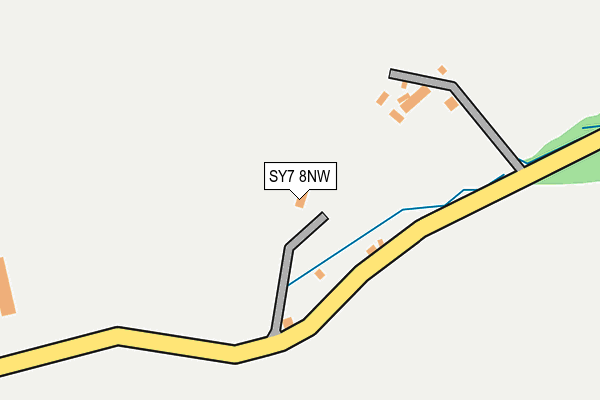 SY7 8NW map - OS OpenMap – Local (Ordnance Survey)