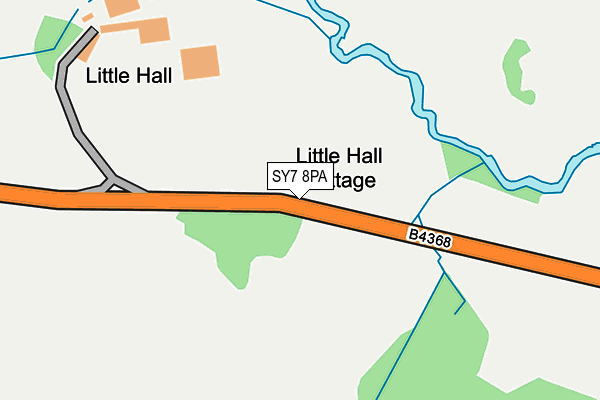 SY7 8PA map - OS OpenMap – Local (Ordnance Survey)