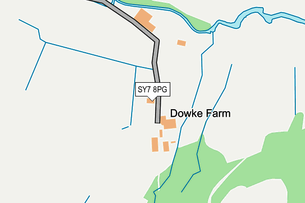 SY7 8PG map - OS OpenMap – Local (Ordnance Survey)