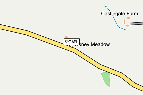 SY7 8PL map - OS OpenMap – Local (Ordnance Survey)