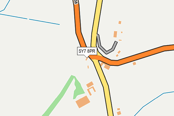 SY7 8PR map - OS OpenMap – Local (Ordnance Survey)