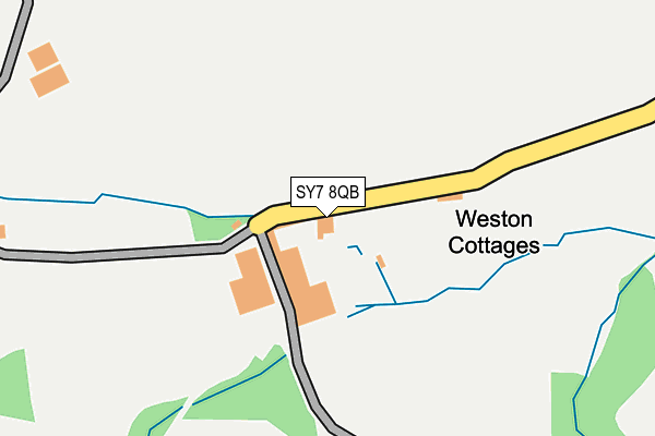 SY7 8QB map - OS OpenMap – Local (Ordnance Survey)