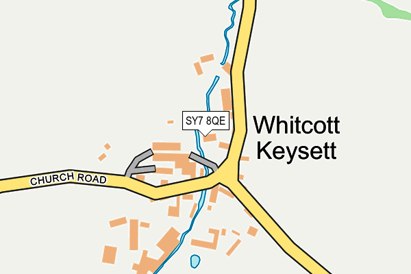 SY7 8QE map - OS OpenMap – Local (Ordnance Survey)