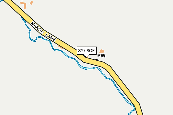 SY7 8QF map - OS OpenMap – Local (Ordnance Survey)