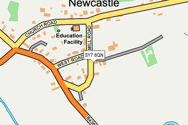 SY7 8QN map - OS OpenMap – Local (Ordnance Survey)