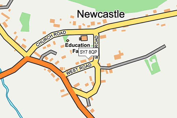 SY7 8QP map - OS OpenMap – Local (Ordnance Survey)