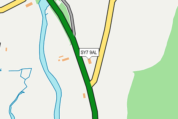 SY7 9AL map - OS OpenMap – Local (Ordnance Survey)