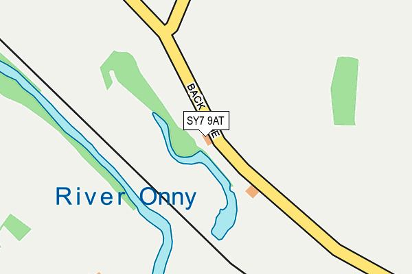 SY7 9AT map - OS OpenMap – Local (Ordnance Survey)