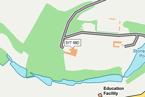 SY7 9BD map - OS OpenMap – Local (Ordnance Survey)